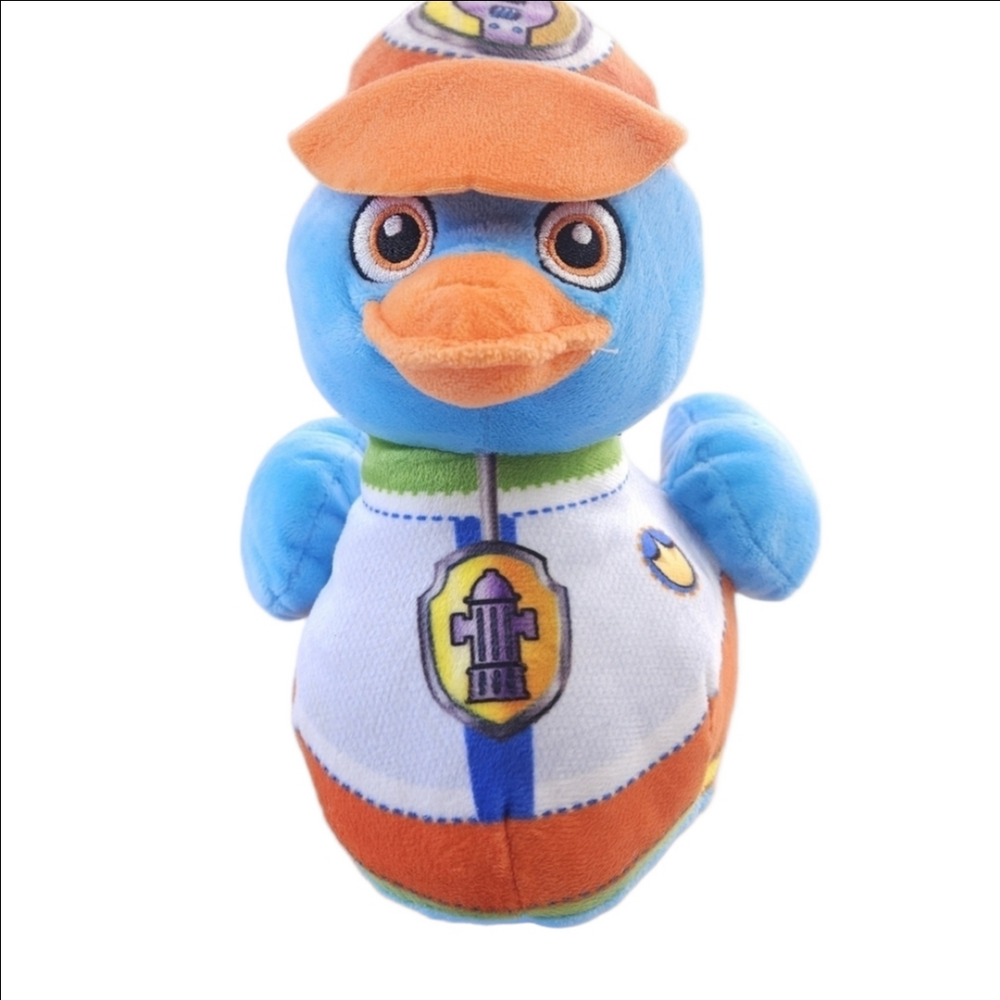 NWOT World Plush 10" Blue & Orange Duck